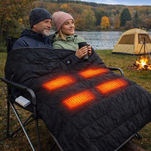 LITEGUEST Heated Camping Blanket – USB Powered Warmth for Outdoors